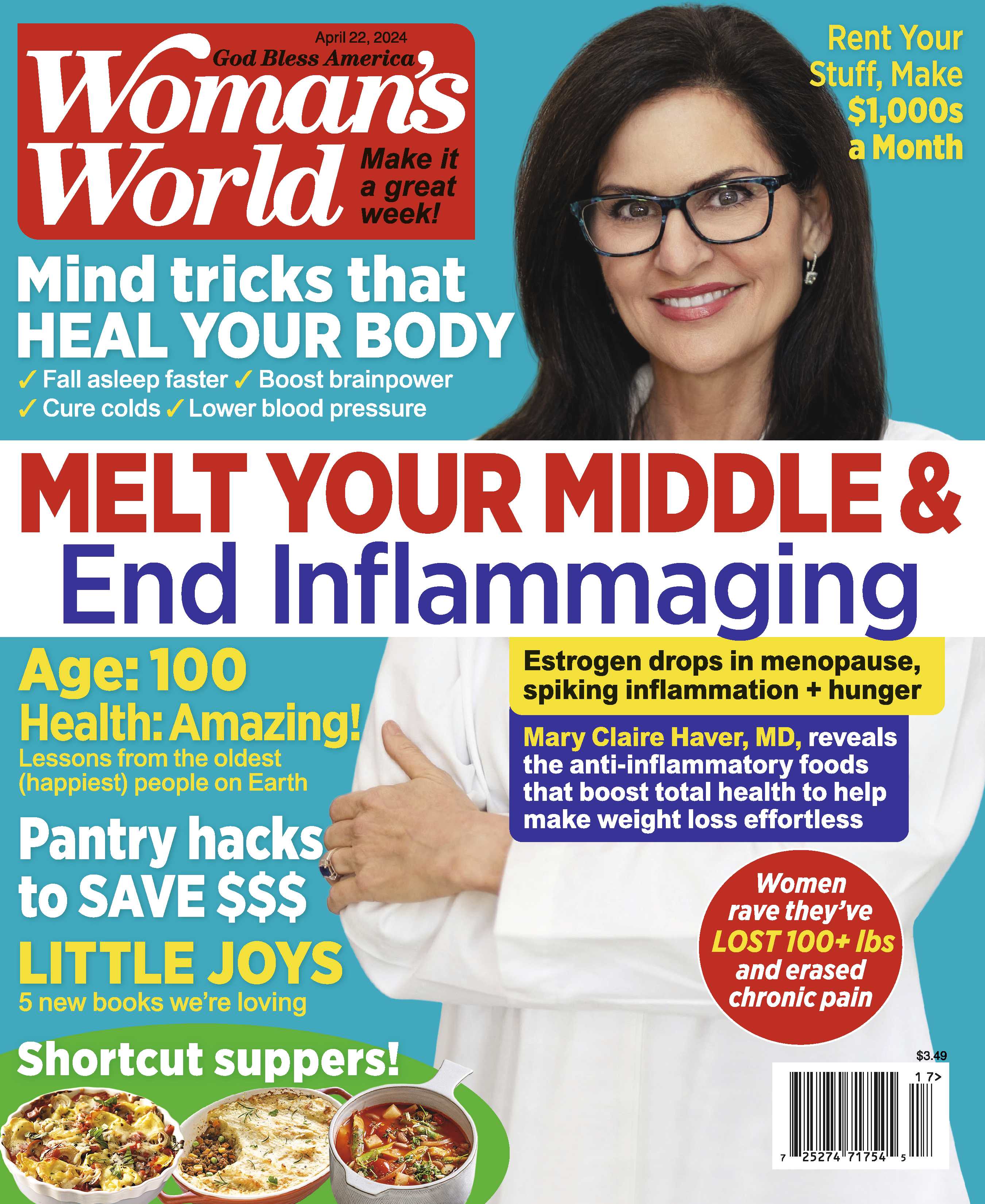 Woman's World - 04.22.24 Melt your Middle and End Infammaging