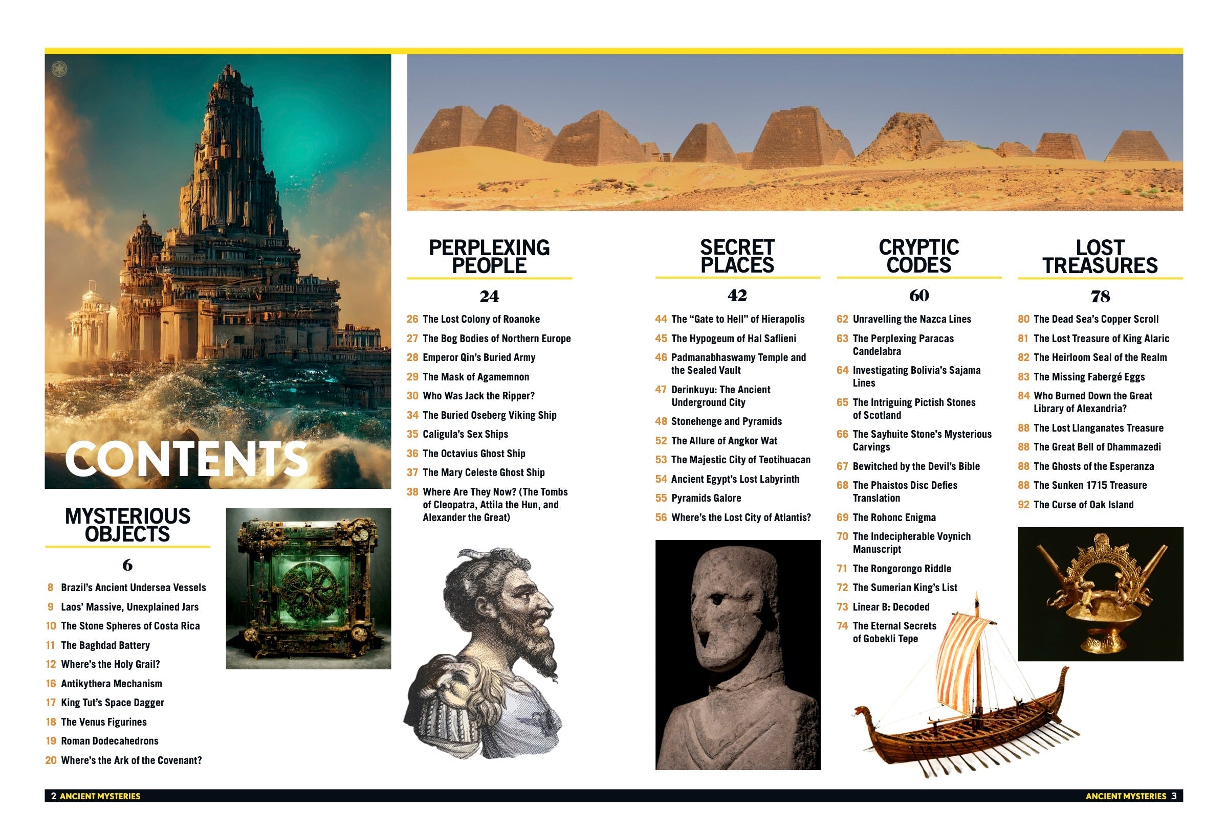 Unsolved Mysteries - Secrets of the Ancient World: Amazing Stories Chilling Mysteries & Scientific Answers